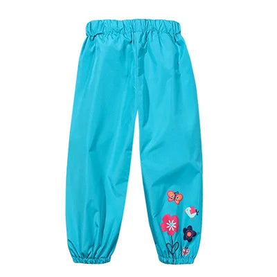 Kid Raincoat Rain Pants Casual Fashion Waterproof Girls Boys Pant Children’s Kids Rain Trousers for 1 2 3 4 Years