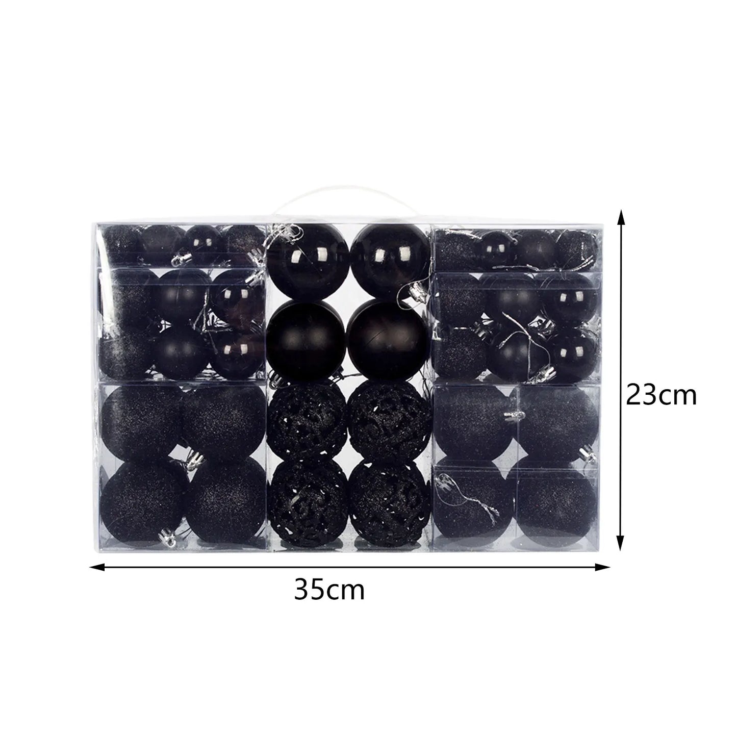 100 Adornos Navideños de Bolas, Irrompibles, para Decorar el Árbol de Navidad, Aniversarios, Bodas, Fiestas y Vacaciones