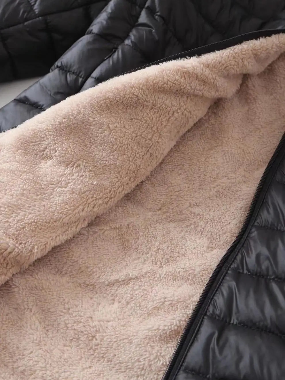 Zipper Cardigan Solid Spliced Women Clothing Parkas Hooded Long Sleeve Outerwear Loose Fit Casual Pockets 2024 Autumn Parka