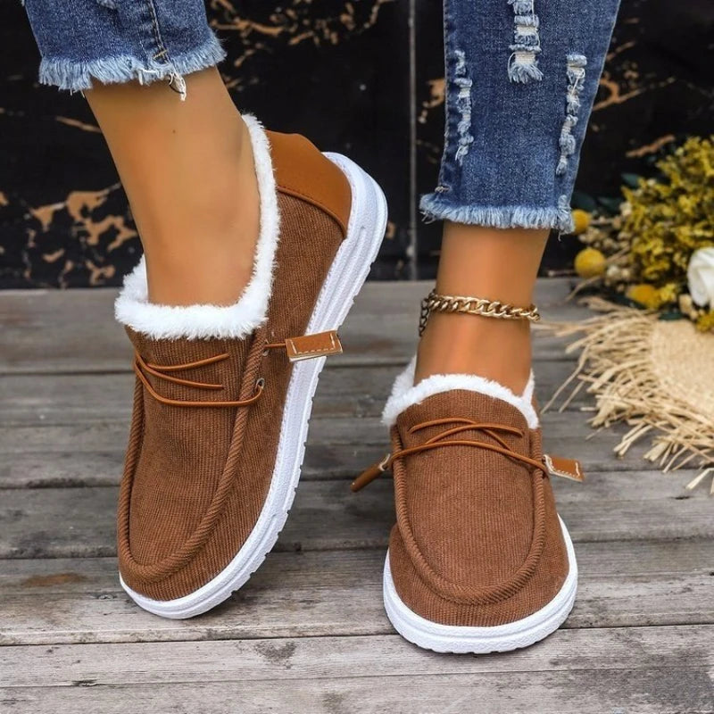 Women Boots Winter New Thick Bottom Snow Boots Female Plus Velvet Thickened Hairy Big Size Cotton Shoes Woman