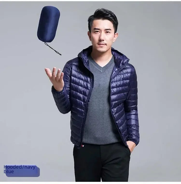 Winter Men's Cotton-padded Coat Cropped Lightweight Workwear Jacket Small Padded Jacket Men's Outerwear