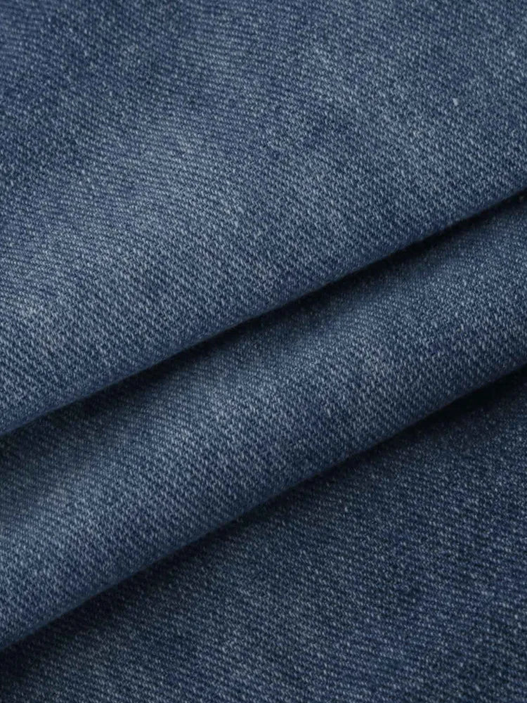 2025 Mens Jeans Overalls Men Pockets Slim Long Denim Pants Cotton Splice Straight Rompers Summer Plus Size Long Jeans Men