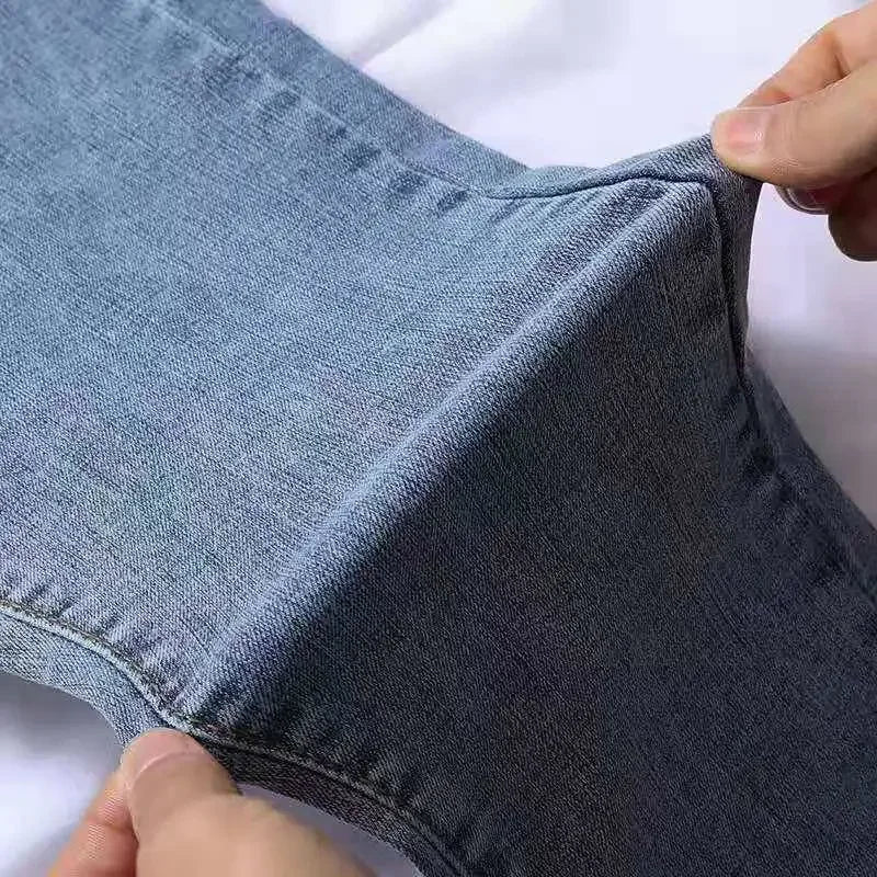 High Waist Jeans Denim Women Spring and Summer  New Outer Wear Thickening Tight Elastic All-match Pencil Pants