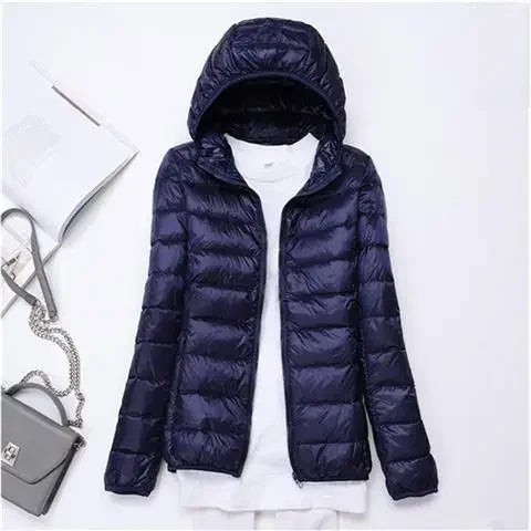 Abrigo corto fino acolchado de algodón para mujer, nuevo estilo coreano 2022, chaqueta holgada con capucha de algodón para otoño/invierno para hombre