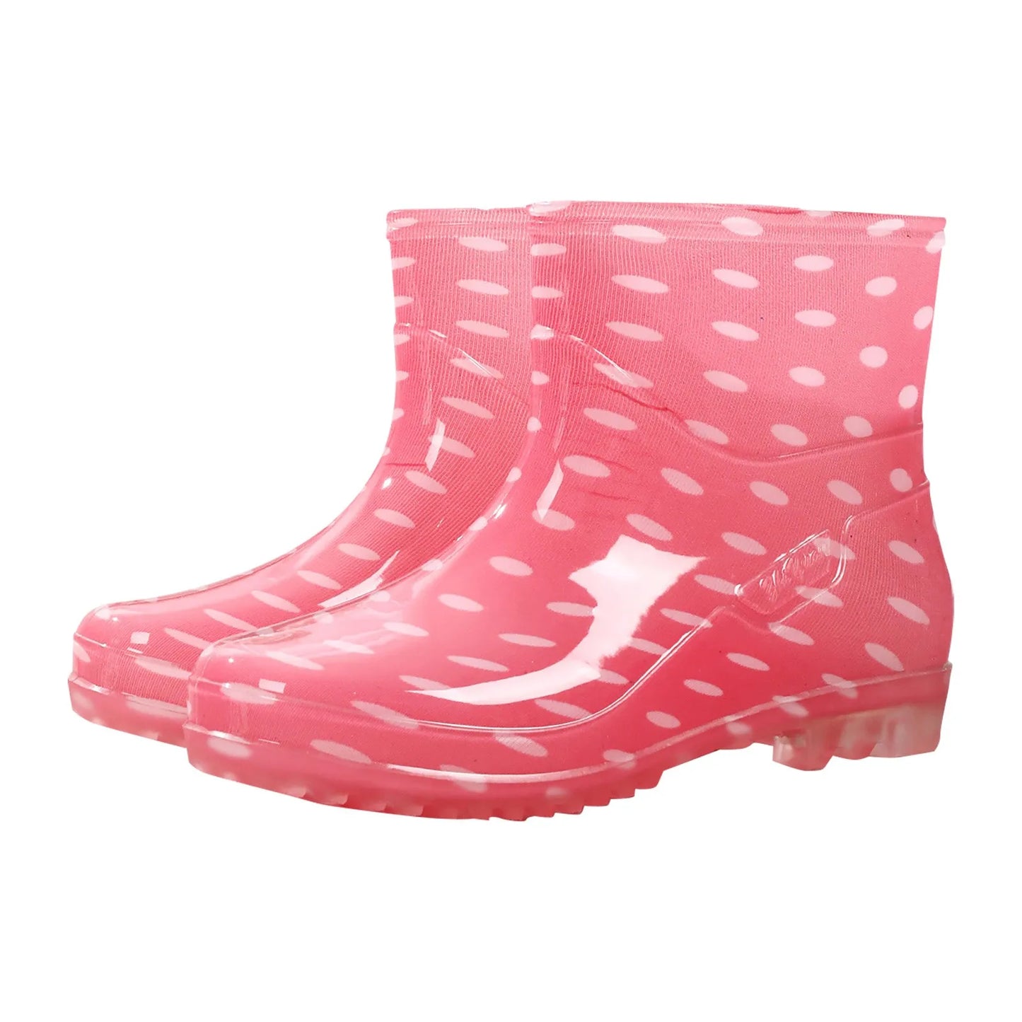 Fashionable Print Rain Boots Adult Women's Waterproof Boots Anti-slip Wear-resistant Shoes Mid-high Boot  Rain Shoes