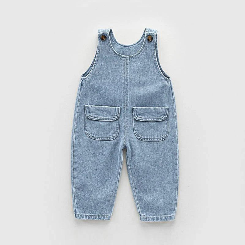 Pantalones vaqueros para niños, bebés, niños, niñas, monos, ropa, pantalones vaqueros de 1 a 4 años
