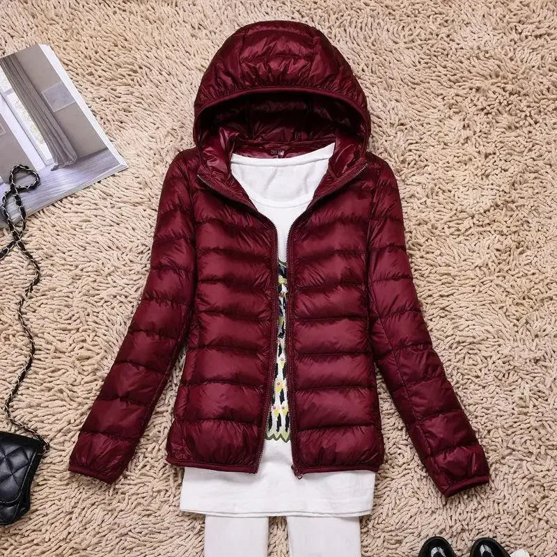 Abrigo corto fino acolchado de algodón para mujer, nuevo estilo coreano 2022, chaqueta holgada con capucha de algodón para otoño/invierno para hombre