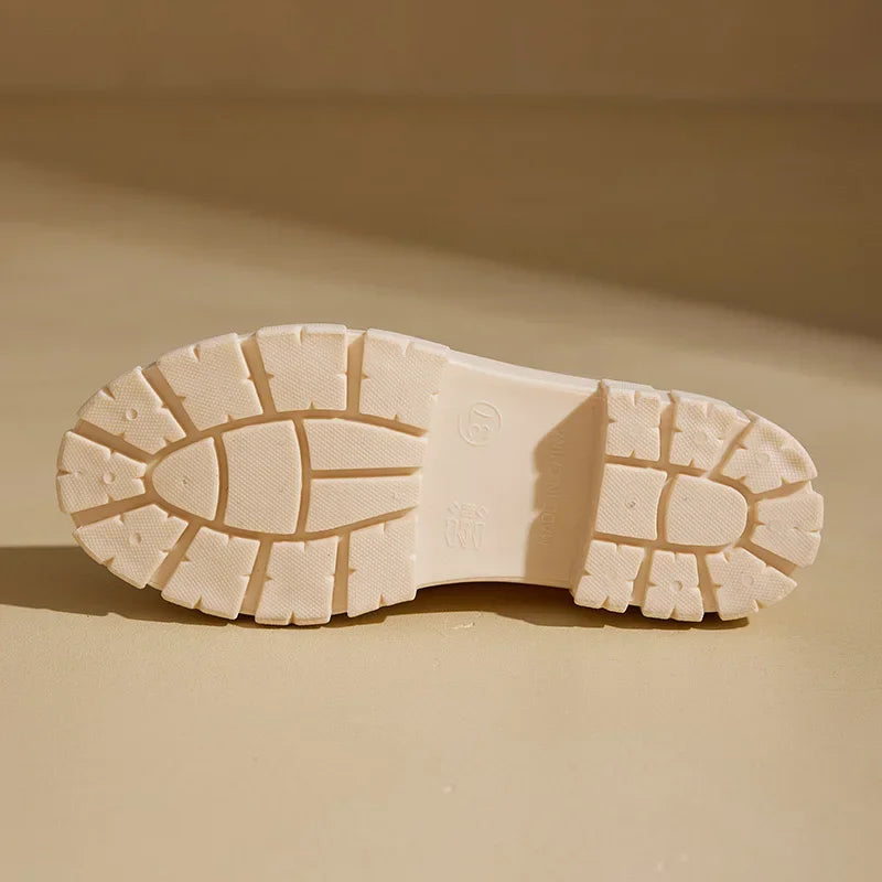 New Women Boots Fashion Versatile Waterproof Boot Elastic Mouth Anti Slip Outdoor Ankle Boots Classic Mid Top Daily Women Shoes