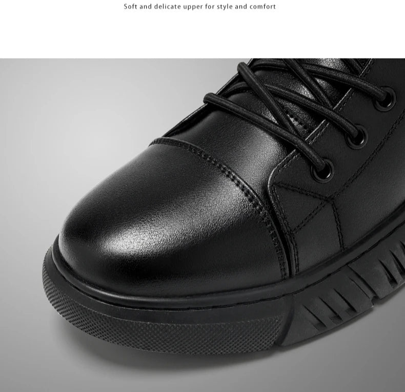 Bottes tendance décontractées pour hommes, pointures 39 à 48, style britannique, montantes, style cowboy.