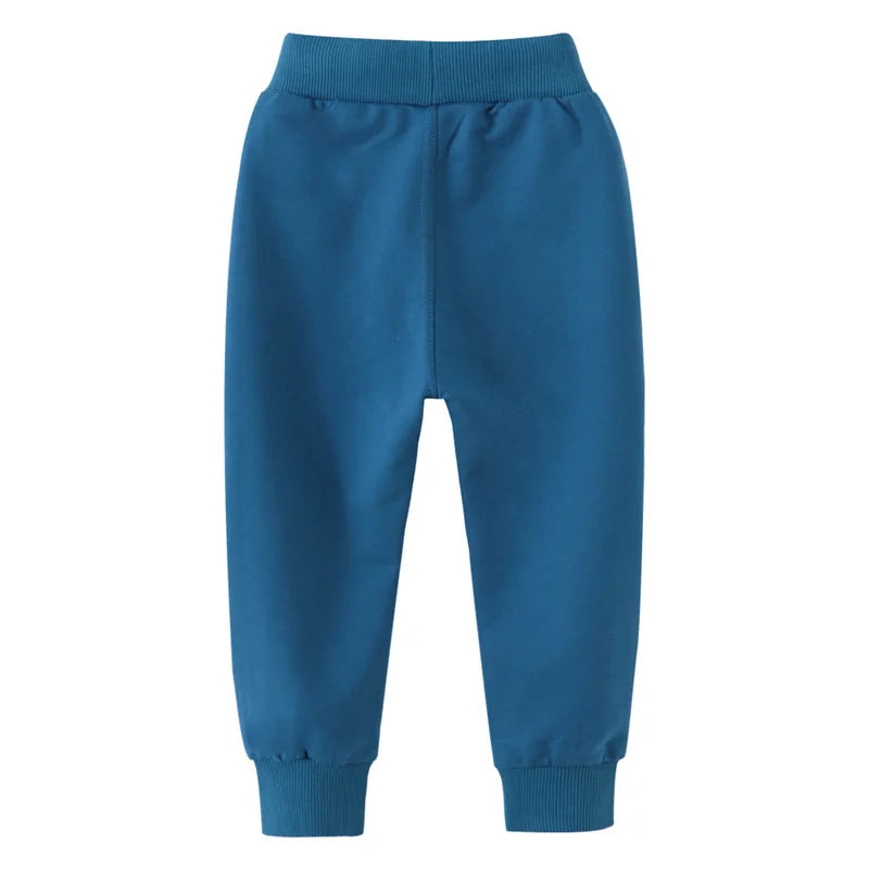 Jumping Meters 2-7T Yellow Children's Trousers Pants Plain Hot Selling Boys Girls Sweatpants Kids Sweatpants
