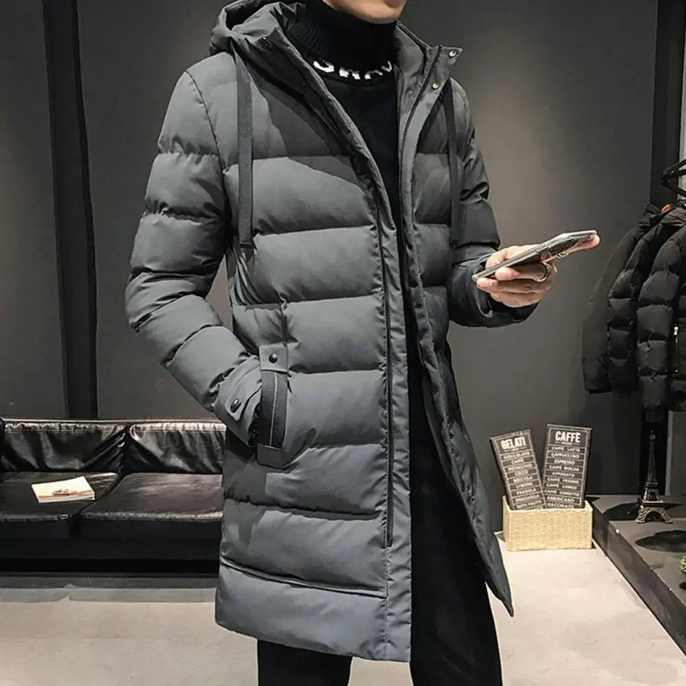 2025 Winter Parkas Men Warm Thick Windproof Jacket Men Quality Hooded Cotton Padded Coat Men Fashion Waterproof Outwear