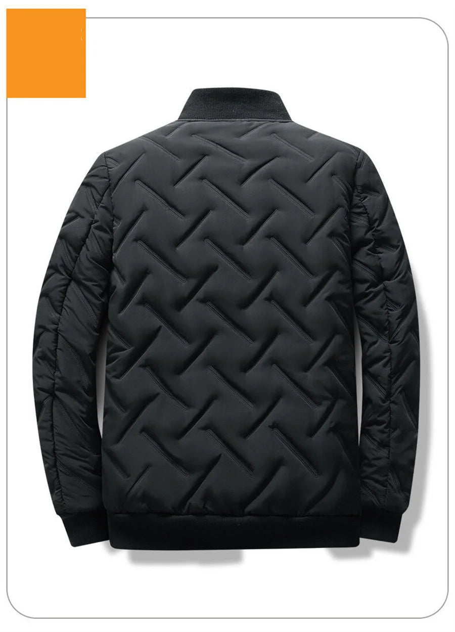 2025 Men's Warm Padded Jacket Autumn Winter Slim Fit Male Coat Casual Baseball Clothes Parka for Men Clothing Windbreaker 5XL