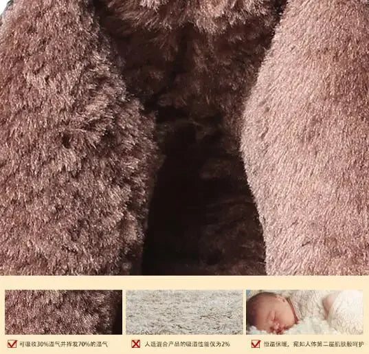 Solid Black NEW Women Luxury Brand Designer Snow Boots Metal Classic Furry Winter Warm Shoes Female Ankle Boot Women Botas Mujer