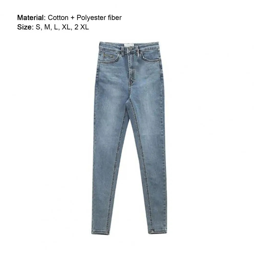 Pantalones vaqueros de cintura alta para mujer, ajustados, informales, de oficina, con realce de glúteos, elásticos, para primavera y verano 2024