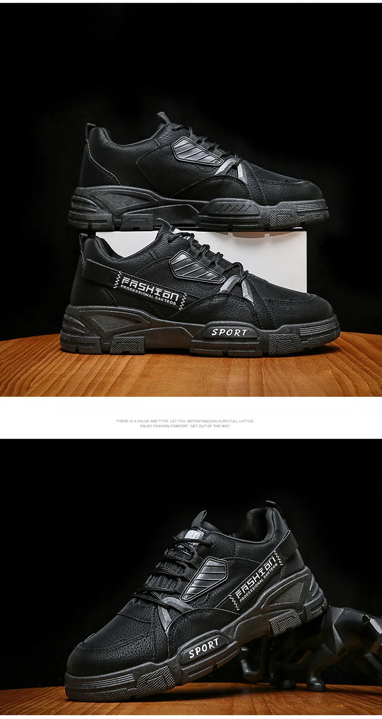 Baskets homme imperméables, bottes de travail, chaussures de travail à semelle épaisse en peluche, résistantes au froid, à lacets, antidérapantes, en coton, nouveauté 2025