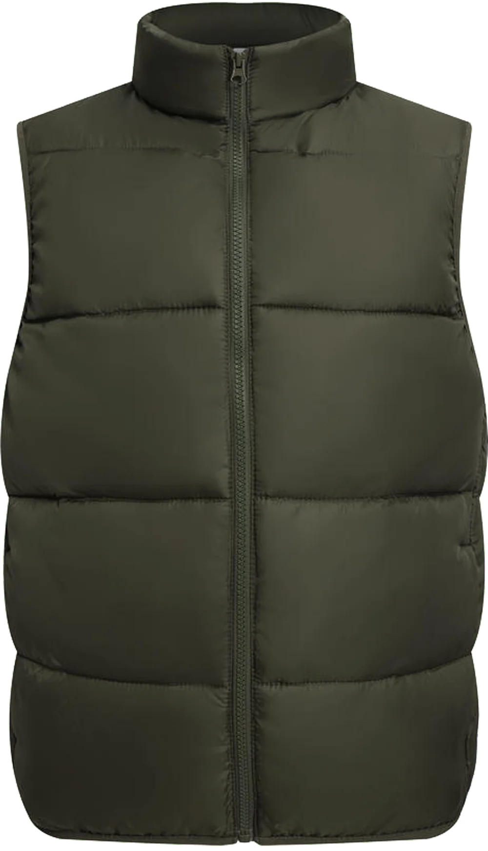 Customized Logo Winter Coat Windproof Vest Thick Stand Up Collar DIY Down Cotton Printing Company Brand Jacket Sleeveless