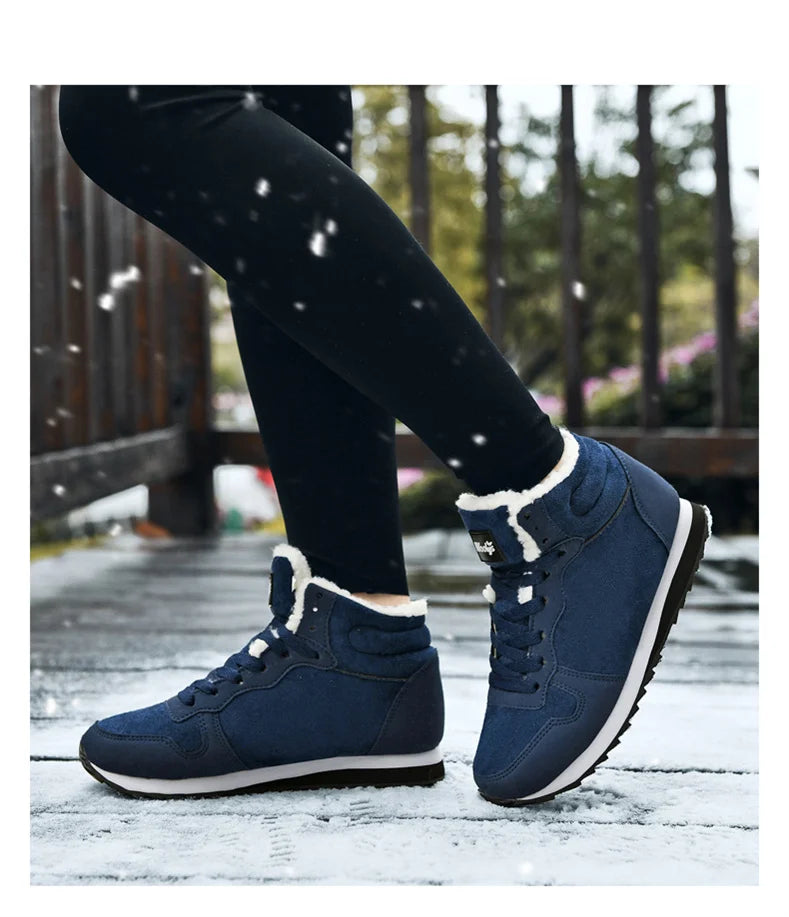 Botas de hombre, cómodas, de invierno; botas de hombre, cálidas, zapatillas de invierno, botas de nieve, impermeables, botines unisex de invierno para hombre.