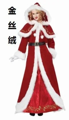 Disfraz de Papá Noel de primera calidad, conjunto de disfraces navideños, ropa de cosplay, Papá Noel friki, pelo verde, Grinch friki, ropa para actuaciones