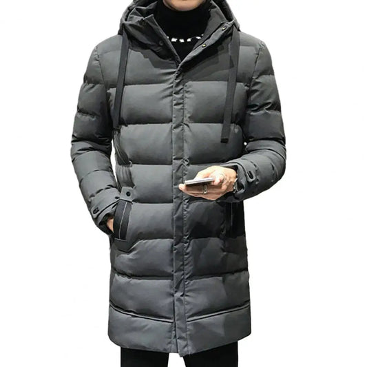2025 Winter Parkas Men Warm Thick Windproof Jacket Men Quality Hooded Cotton Padded Coat Men Fashion Waterproof Outwear