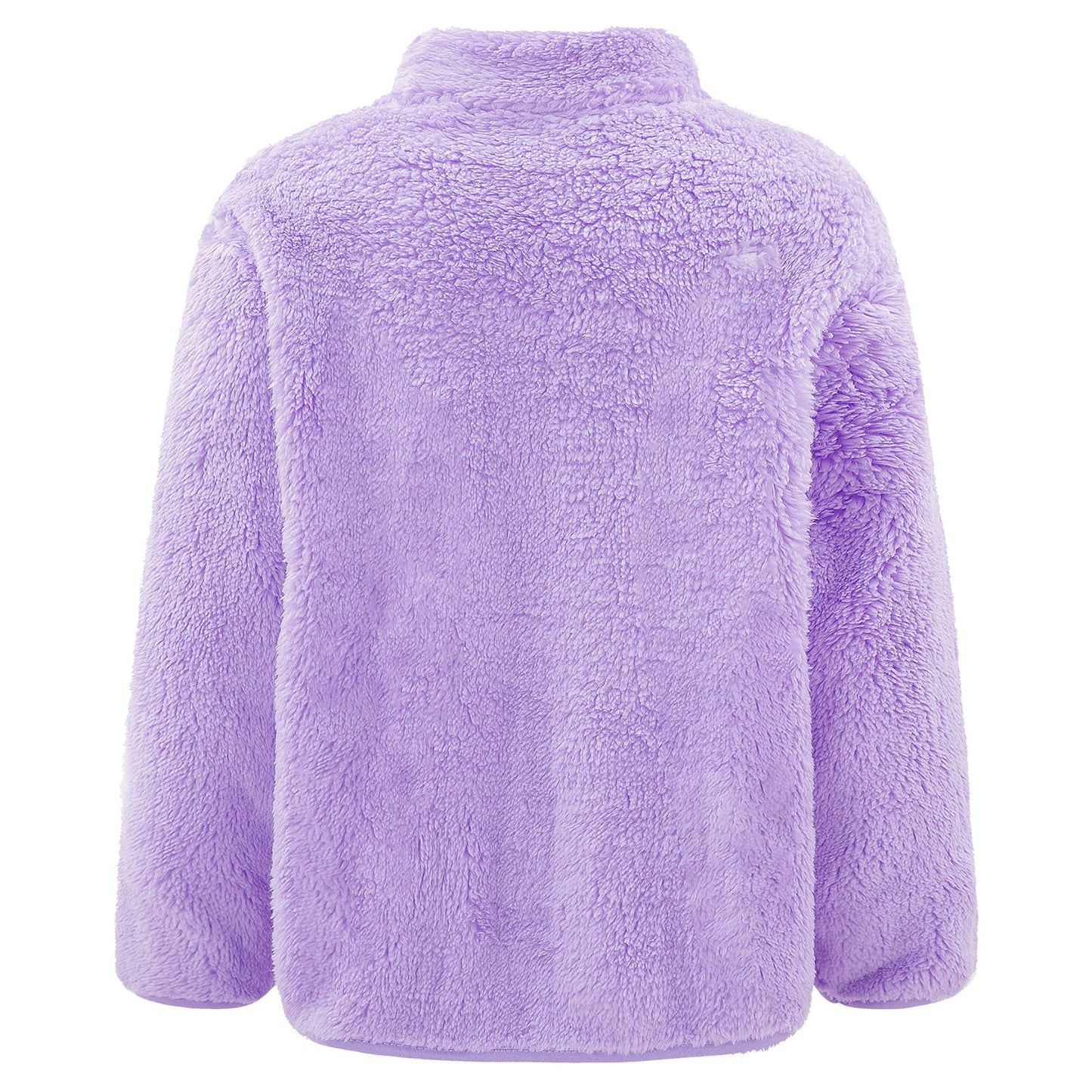 2022 Autumn Winter Girls Boys Casual Soft Warm Long Sleeve Coat Baby Kids Children Fleece Jacket Plush Zipper Closure Outerwear