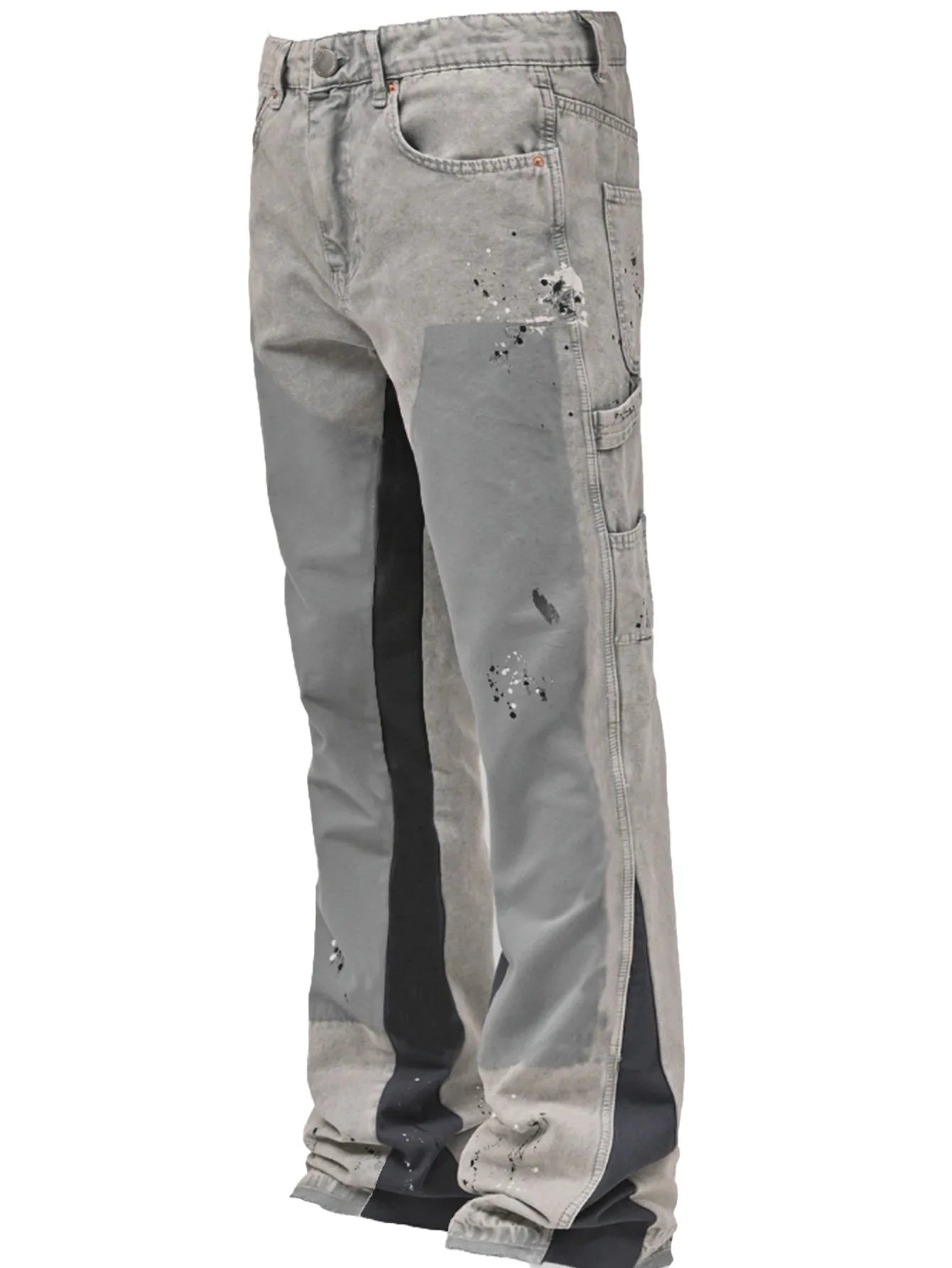 Pantalones vaqueros lavados para hombre, estilo vintage, hasta los tobillos, cintura media, bolsillos, botones, cremallera, desgastados, ropa de calle, pantalones rectos