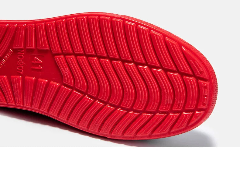 Bottes de pluie pour hommes, imperméables, antidérapantes, semelles en caoutchouc, chaussures de pluie d'extérieur pour la pêche et l'escalade