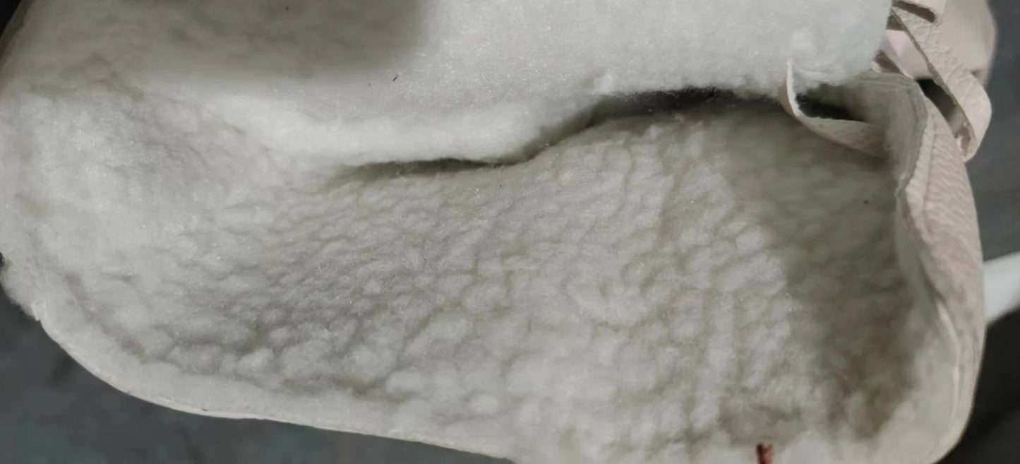 Women's Winter Boots New PU Leather Women Boots Comfortable Flat Fleece Warm Shoes Women's Ankle Boots Female Footwear