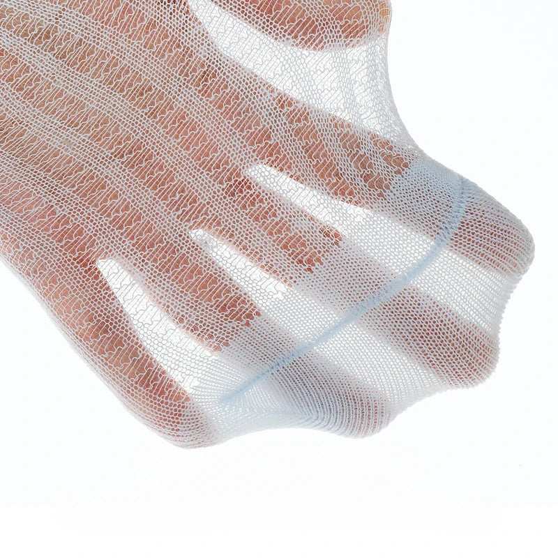0-2Years Baby Girl Socks with Bow Summer Toddler Baby Cotton Mesh Knee Socks Newborn Infant Non-slip Baby Princess Long Socks