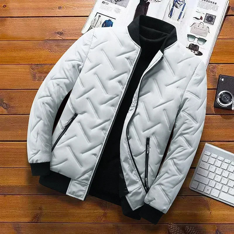 New 2025 Autumn Winter Jacket Men Cotton Padded Jacket Korean Streetwear Casual Jacket Men Fashion Clothing Male Warm Coats 5XL
