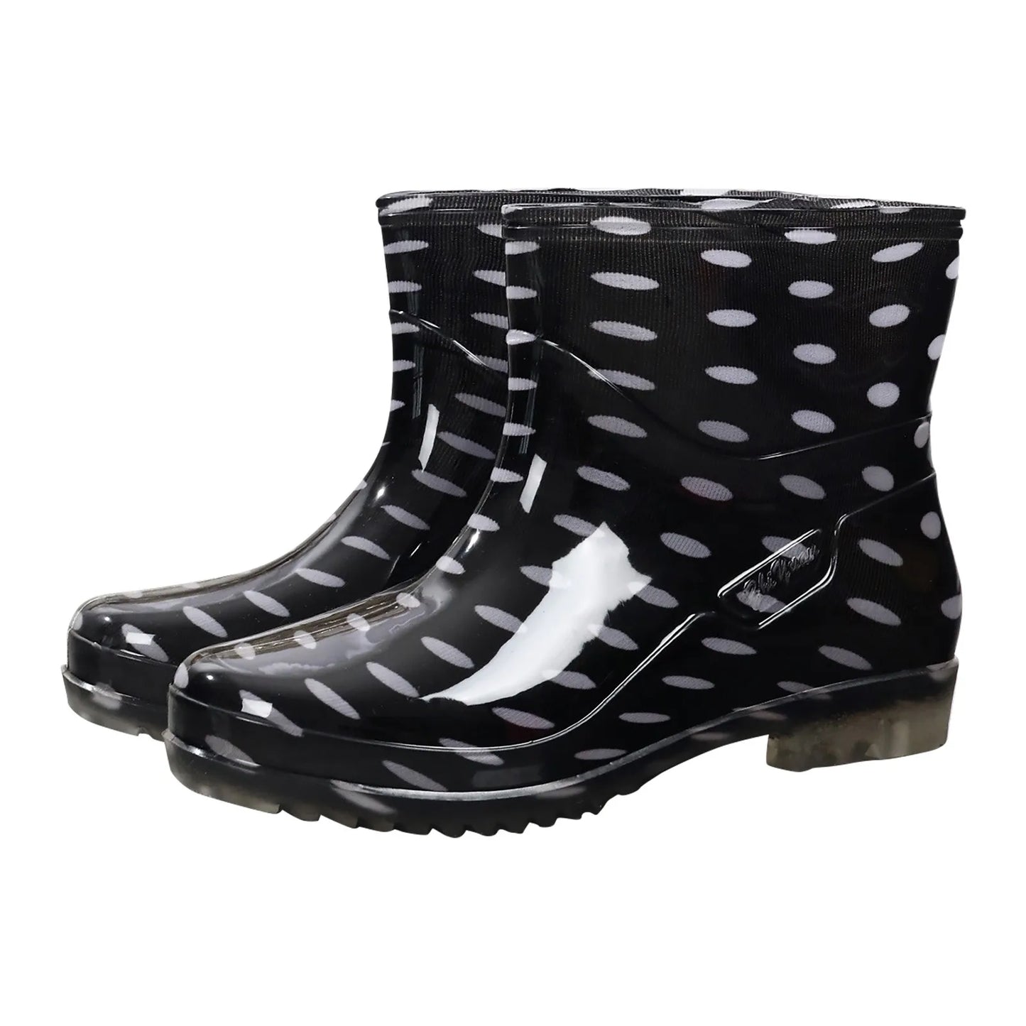 Fashionable Print Rain Boots Adult Women's Waterproof Boots Anti-slip Wear-resistant Shoes Mid-high Boot  Rain Shoes