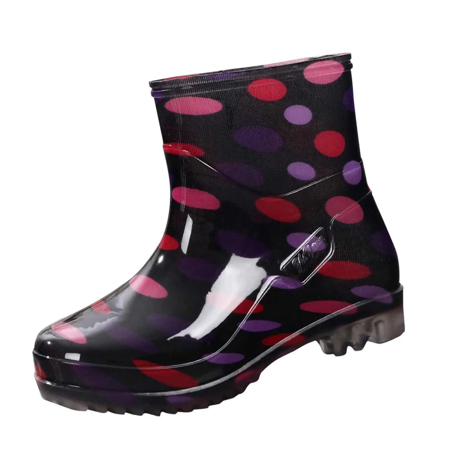 Fashionable Print Rain Boots Adult Women's Waterproof Boots Anti-slip Wear-resistant Shoes Mid-high Boot  Rain Shoes
