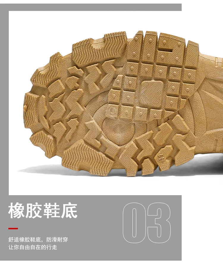 Botas de hombre de algodón, estilo británico, de caña alta, con refuerzos de PU, suela gruesa, cierre de cordones, cómodas y antideslizantes, ideales para deportes de montaña.