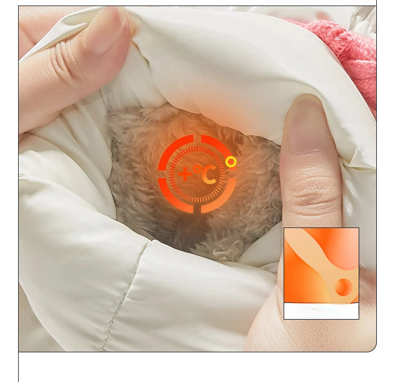 Women New Warm Snow Boots Women Waterproof Winter Sports Cotton Boots Comfortable Thick Bottom Plush Lining Cotton Padded Shoes