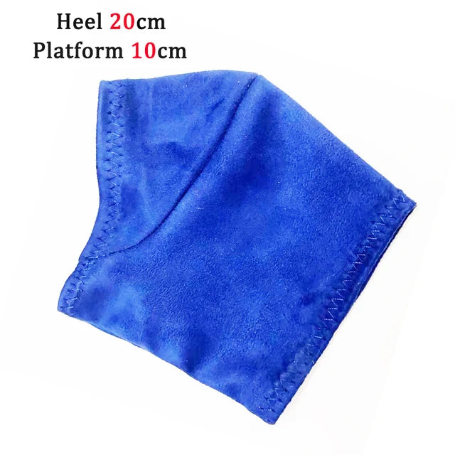 Shoes Cover 20CM High Heels Super High Heels Cover Pole Dancing Boots Protection Cover Training Protector Shoes Wear-Resist