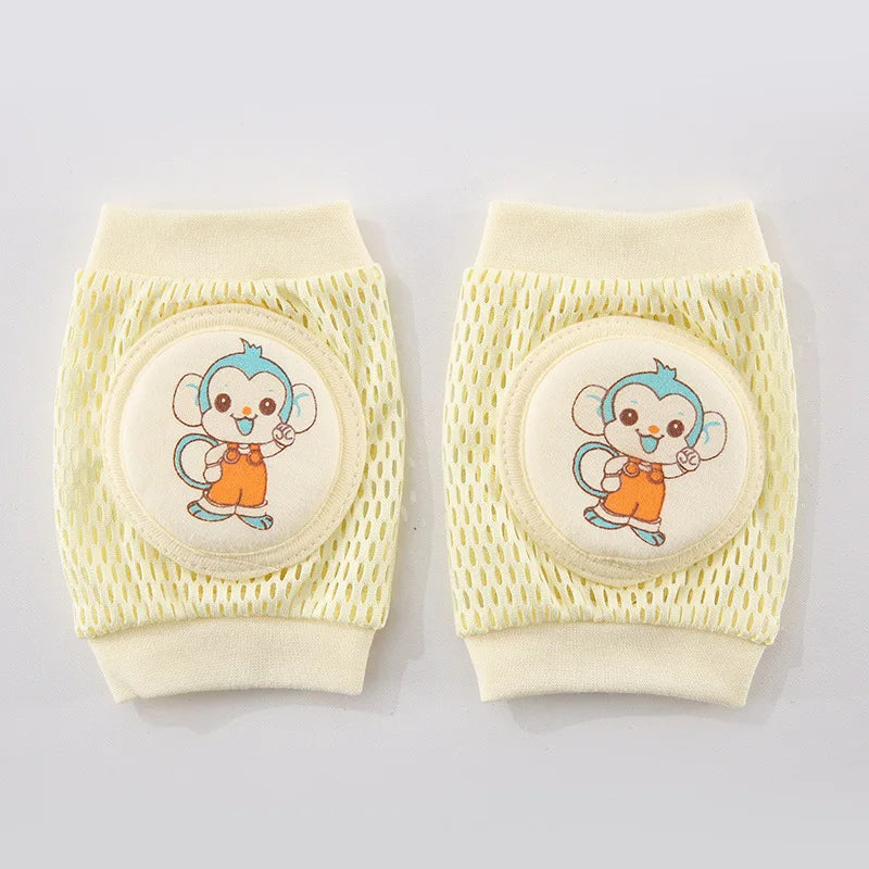 1 Pair Baby Knee Pads Leg Warmer Safety Bear Girl Boy Kids Accessories Crawling Gaiter Toddlers Protector Infant Animal Cushion