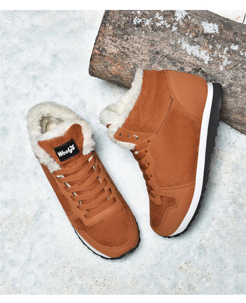 Botas de hombre, cómodas, de invierno; botas de hombre, cálidas, zapatillas de invierno, botas de nieve, impermeables, botines unisex de invierno para hombre.