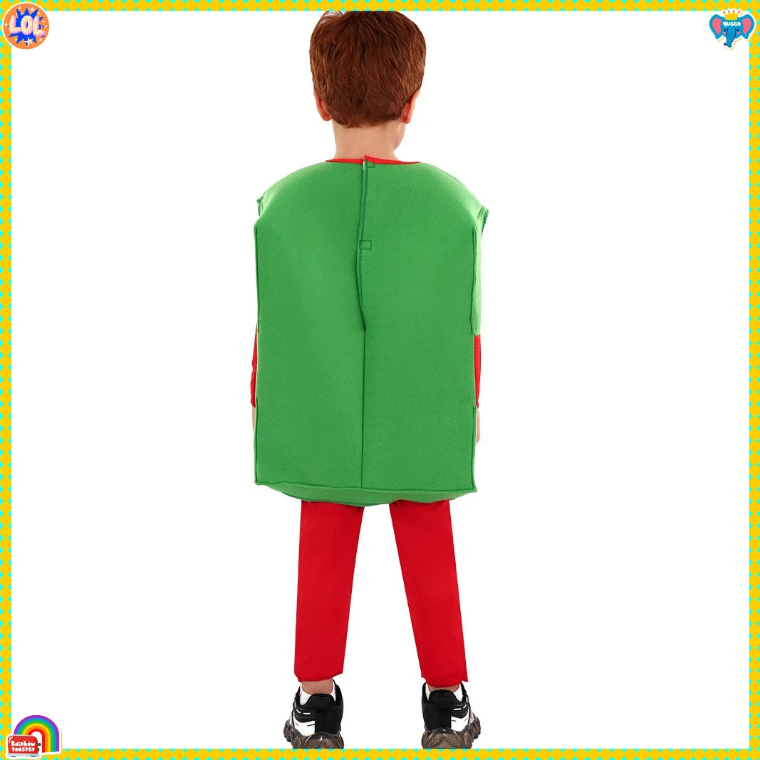 Children's Christmas Performance Costumes: Santa Claus & Gift Box Styles for Holiday Parties & Shows