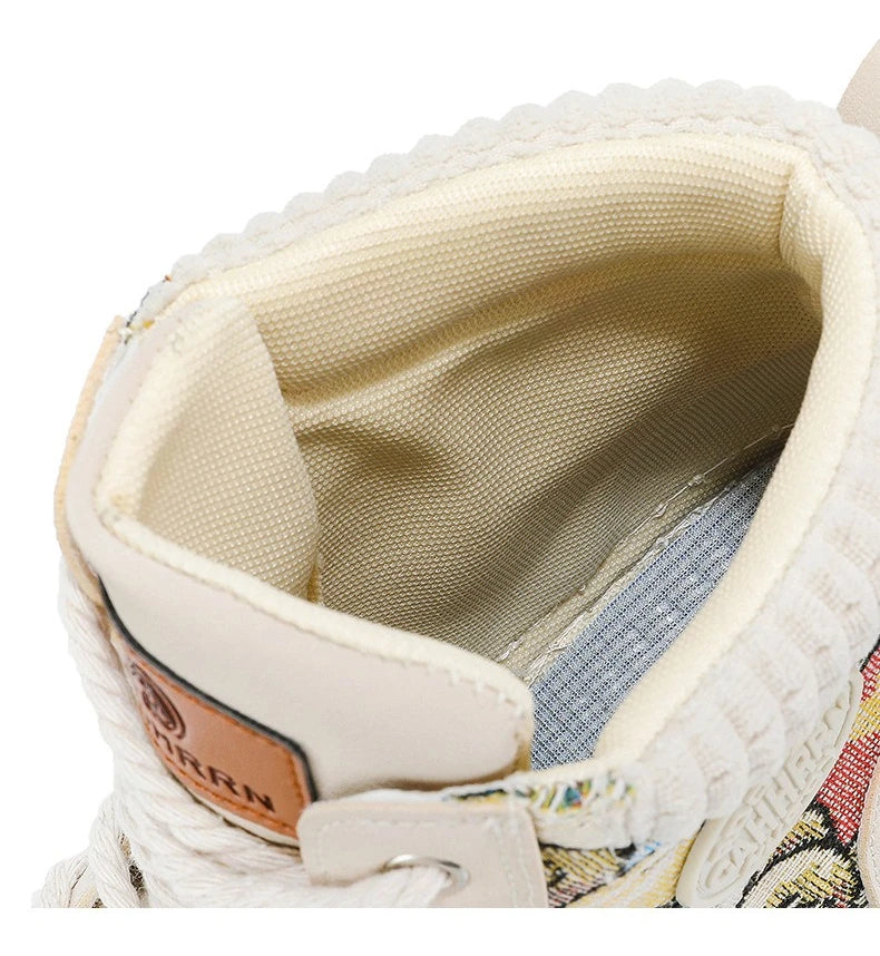 Luxury Winter Men's Platform Boots Vintage Designer Ankle Boots Outdoor Lightweight Non-slip Hiking Boots Chaussure Hommes