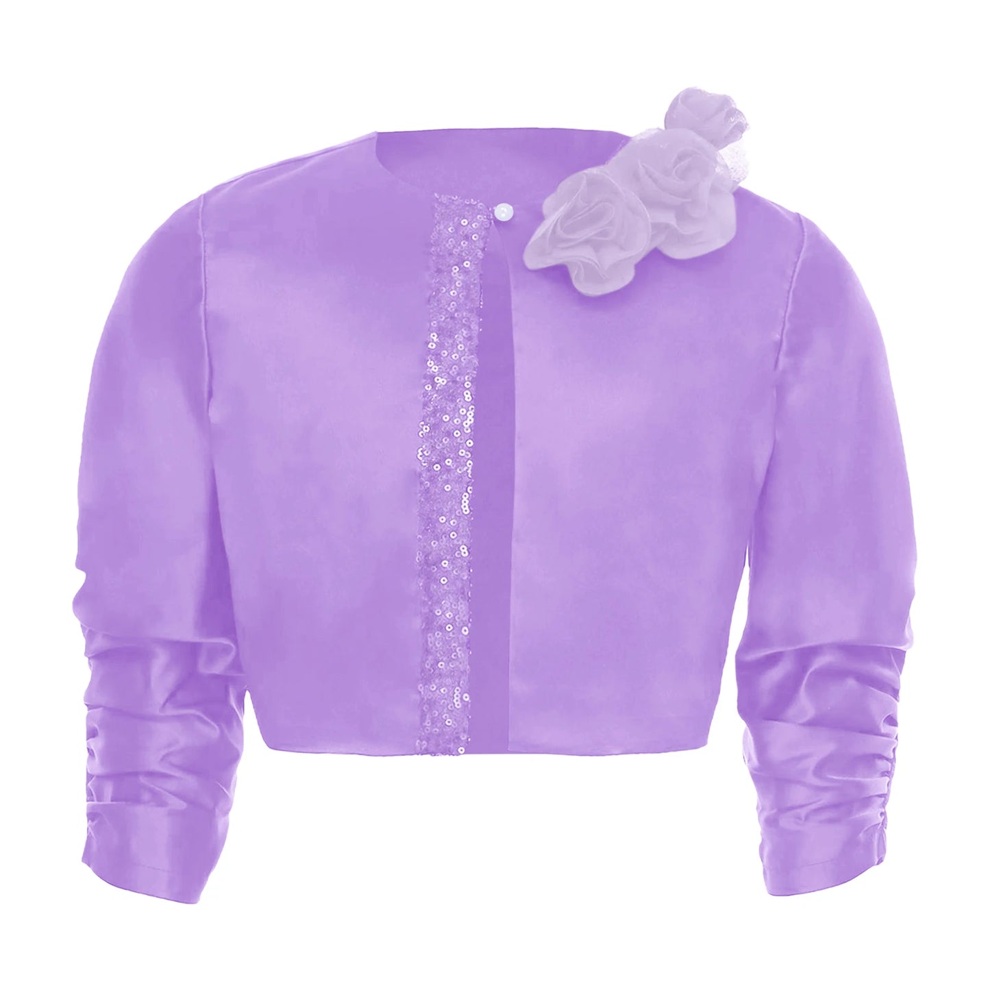 Girls Party Bolero Coats Short Jackets Prom Banquet Communion Jacket Birthday Gift Wedding Wrap Outerwear Flower Girl Clothes