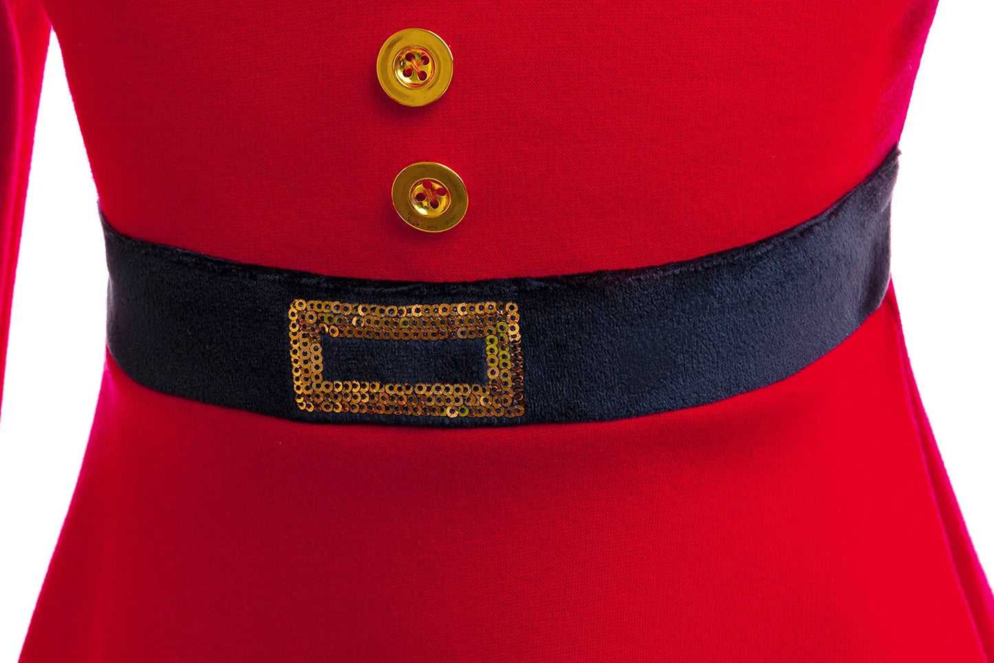 Vestido rojo navideño con capucha para niñas, ideal para el jardín de infancia, la escuela o cualquier ocasión. Disfraz cómodo para fiestas navideñas.