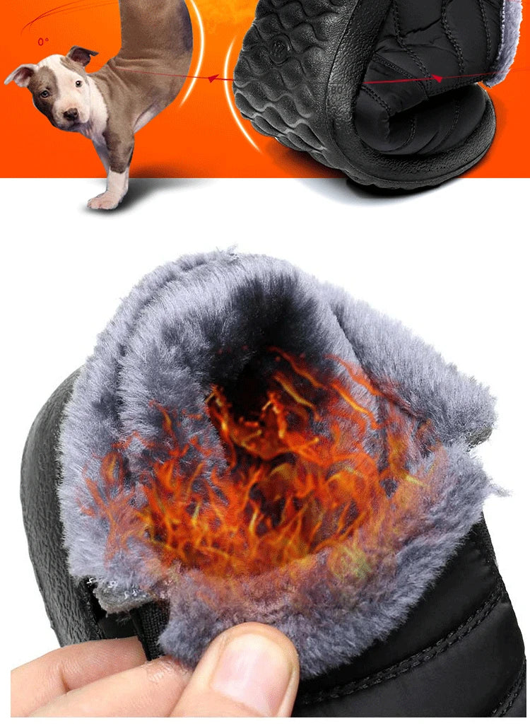 Boots Men Snow Outdoor Mens Shoes Men's Winter Boots Hiking Ankle Boots Waterproof Men Shoes Work Shoes Footwear