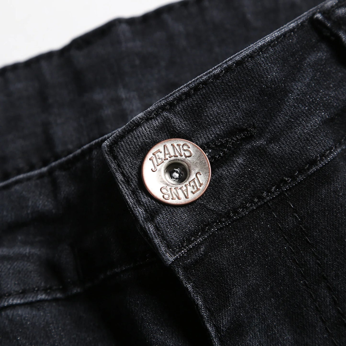 2025 New Fashion Street Style Ripped Skinny Jeans Men Vintage wash Solid Denim Trouser Mens Casual Slim fit pencil denim Pants