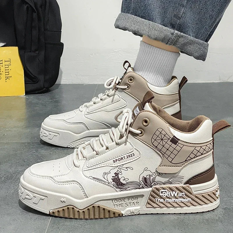 Zapatos de hombre, zapatos deportivos para exteriores, zapatos de motociclista, zapatos de plataforma transpirables de malla, botas antideslizantes personalizadas para hombre