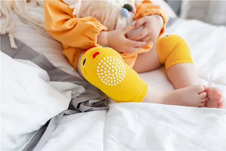 0-3 Years Cotton  Baby Knee Pad Girls Boys Anti-slip Knee Pads Newborn Protector Crawling Elbow Cushion Kid Leging Kneecaps