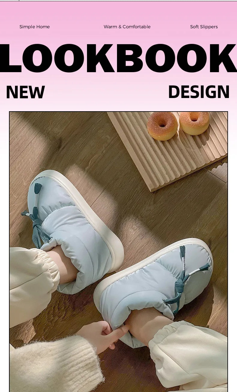 Women New Warm Snow Boots Women Waterproof Winter Sports Cotton Boots Comfortable Thick Bottom Plush Lining Cotton Padded Shoes