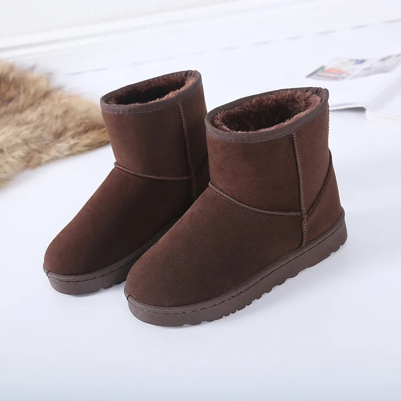 Women Snow Boots Australia Classic  Women Ankle Boots Customized Winter Faux Fur Women Shoes