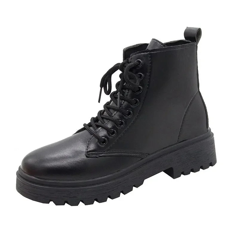 Botas de mujer Otoño Invierno Nueva moda clásica bota corta hermosa botín ropa de trabajo zapato Botas Mujer