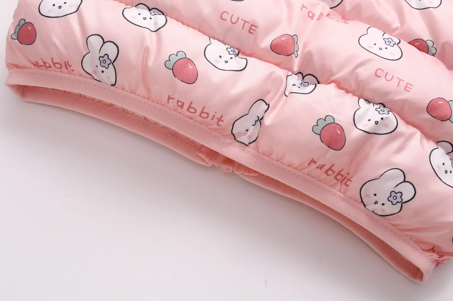 1-6Y Baby Cartoon Bear Ear Hooded Puffer Jackets Infant Warm Printed Winter Coats