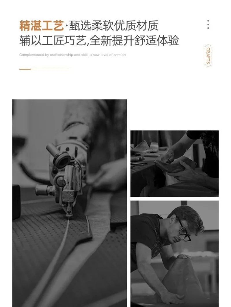 Botines de verano para hombre, cómodos botines de plataforma de cuero, botas de trabajo antideslizantes para hombre, botas altas de motociclista