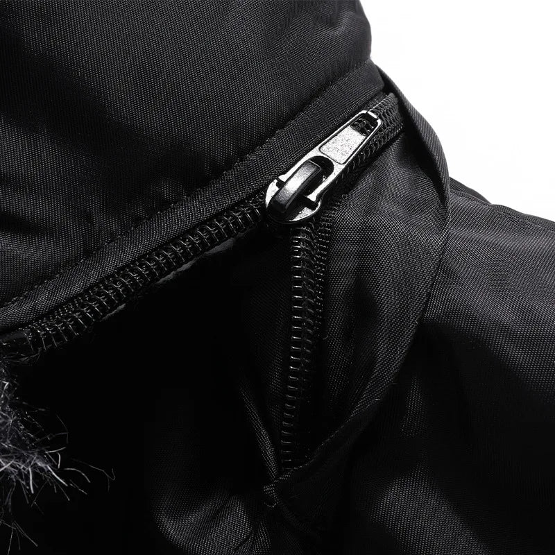 Winter new casual men's cotton-padded padded jacket warm hooded coat windproof men's large size M-5XL cotton-padded jacket